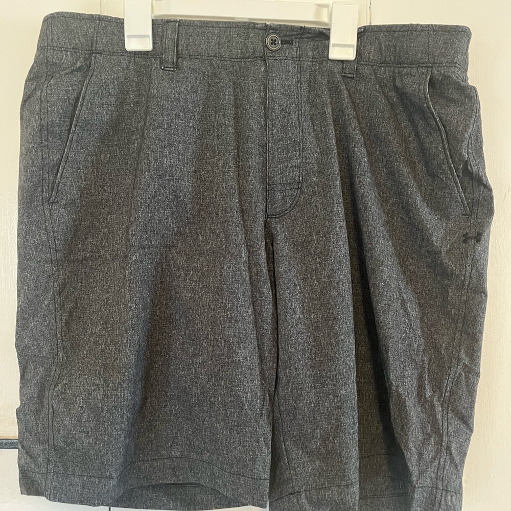 Under Armour Dark Gray Flat Front Shorts